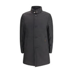 Black Polyester Coat