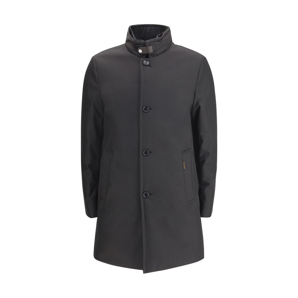 Black Polyester Coat
