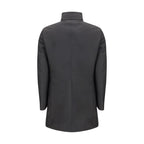 Black Polyester Coat