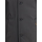 Black Polyester Coat