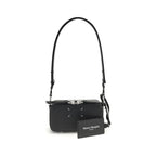 Black Calf Leather Bos Taurus Shoulder Bag
