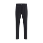 Black Fleece Wool Dress Pants