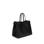 Black Calf Leather Bos Taurus Handbag