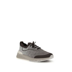 Gray Cotton Athletic Sneakers