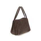 Brown Other Fibres Shoulder Bag