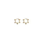 Gold Brass Earrings