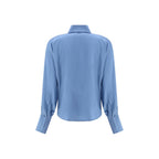 Light Blue Silk Shirt