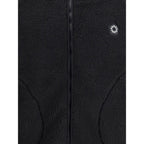 Black Polyester Full-Length Jacket