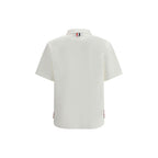 White Cotton Polo Shirt