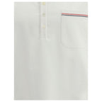 White Cotton Polo Shirt