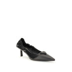 Black Calf Leather Bos Taurus High Heel Pumps