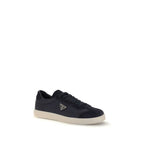 Blue Polyamide Low Top Sneakers