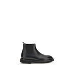 Black Calf Leather Bos Taurus Chelsea Boots