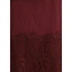 Bordeaux Silk Cocktail Dress