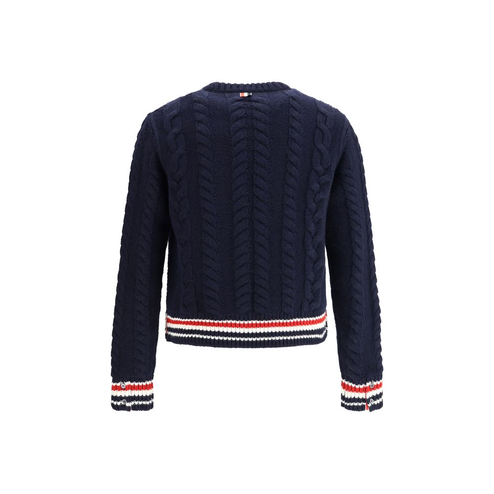Blue Fleece Wool Sweatshirt