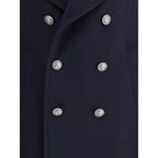 Blue Wool Coat