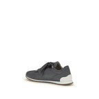 Gray Fleece Wool Athletic Sneakers