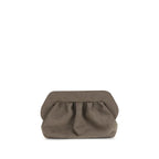 Brown Other Fibres Clutch Bag