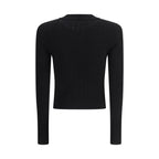 Black Viscose Cardigan