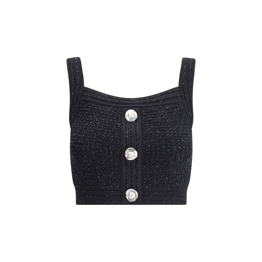 Black Polyamide Top