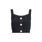 Black Polyamide Top