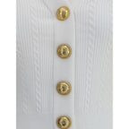 White Viscose Cardigan