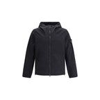 Black Cotton Shell Jacket