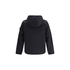 Black Cotton Shell Jacket