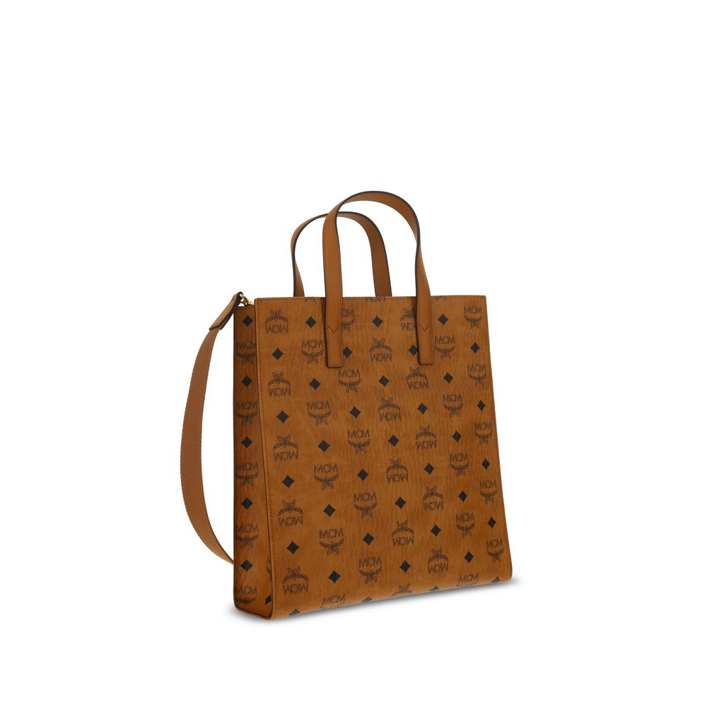 Brown Polyethylene Shoulder Bag