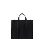 Black Polyester Shoulder Bag