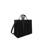 Black Polyester Shoulder Bag