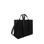 Black Polyester Shoulder Bag