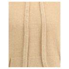 Beige Cashmere Hoodie