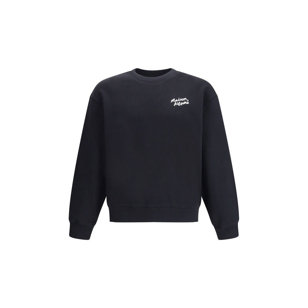 Black Cotton Sweatshirt
