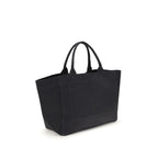 Black Cotton Shoulder Bag