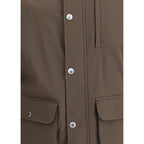 Brown Polyamide Coat