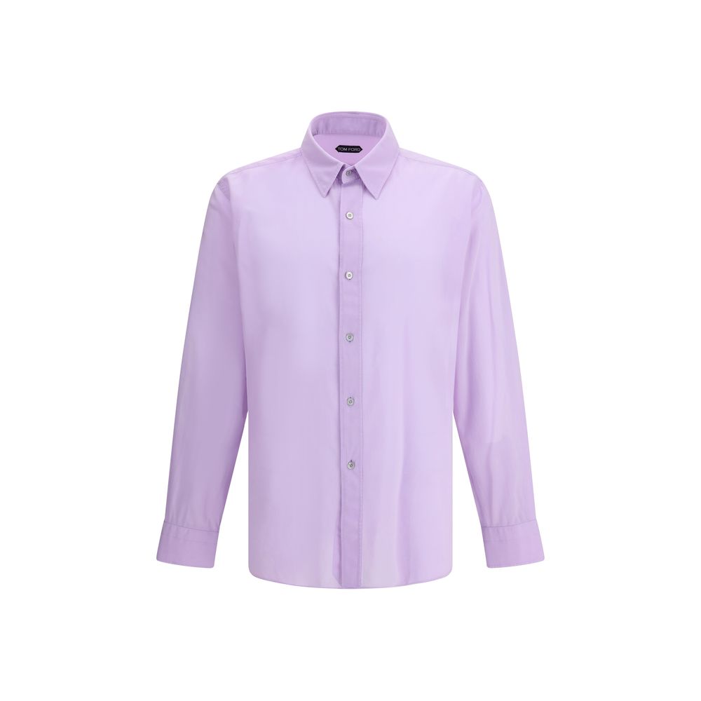 Purple Cotton Dress Shirt
