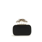 Black Silk Clutch Bag