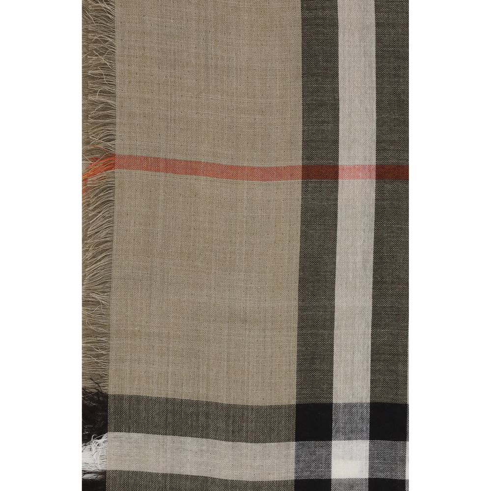 Beige Wool Scarf