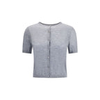 Gray Cashmere Cardigan