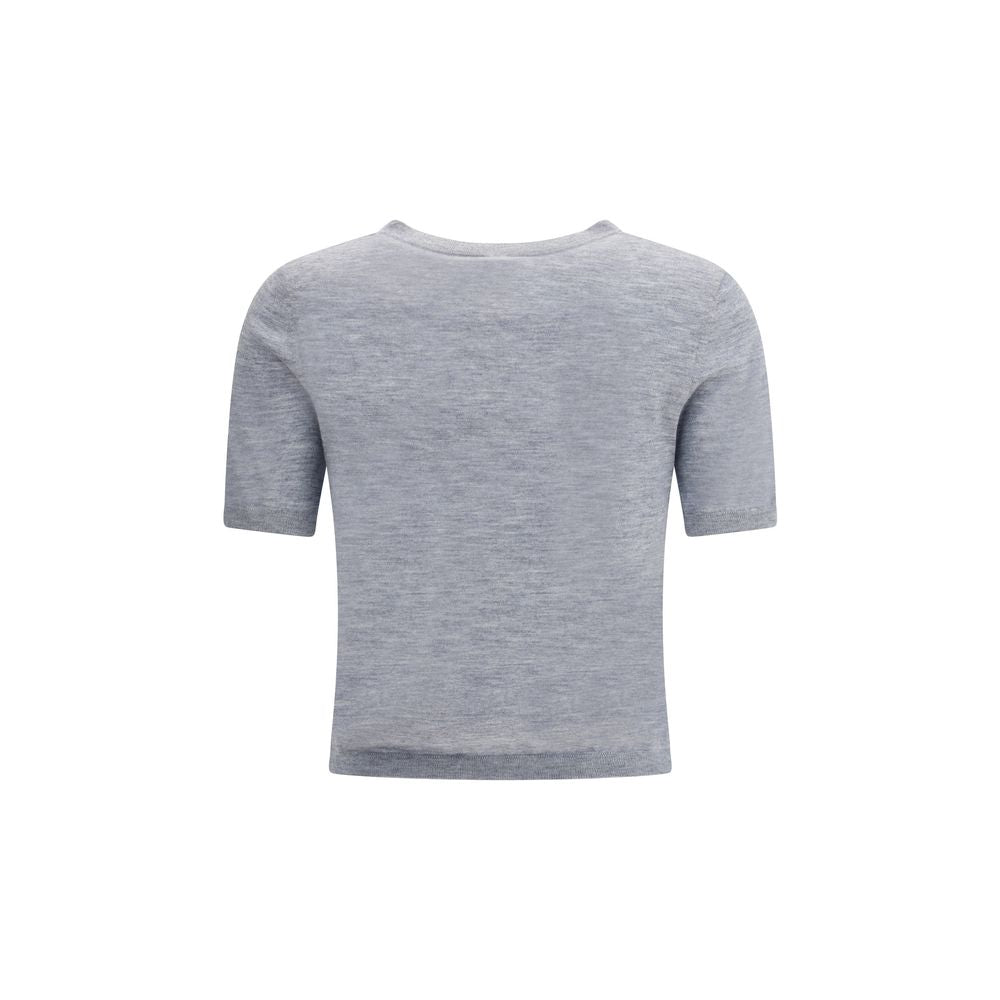 Gray Cashmere Cardigan