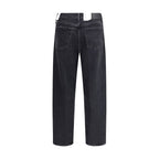 Black Recycled Cotton High-Waisted Jean