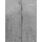 Gray Cashmere Cardigan