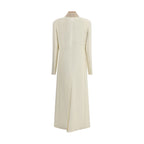 White Fleece Wool Coat