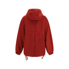 Red Polyamide Shell Jacket