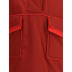 Red Polyamide Shell Jacket