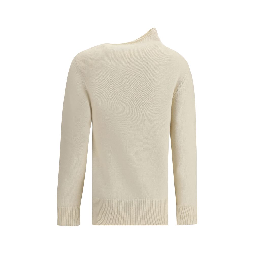 White Cashmere Sweatshirt