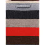 Multicolor Merino Wool Turtleneck