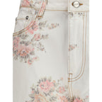 Multicolor Cotton Jeans Denim