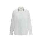White Cotton Dress Shirt
